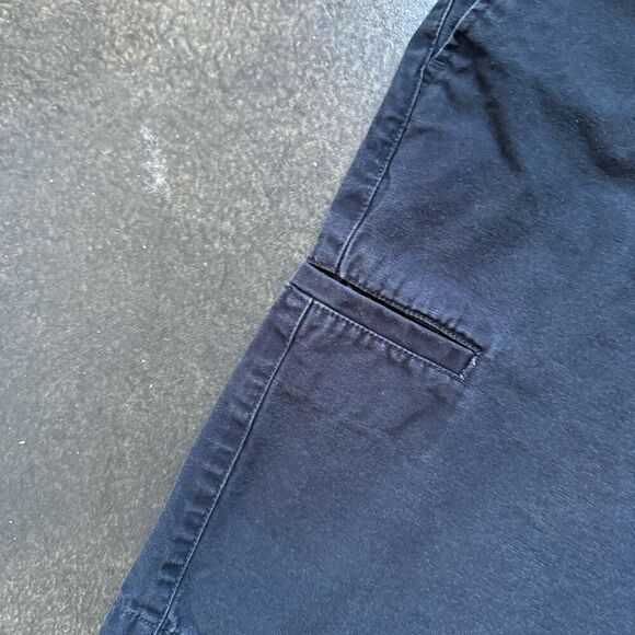 Hobie Flat Front Distressed Shorts Size 34 Side Pockets 100% Cotton Surf Style - Picture 12 of 13